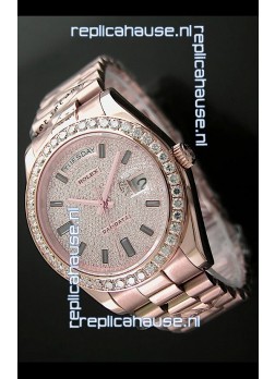 Rolex Day Date Japanese Automatic Rose Gold Watch