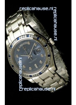 Rolex Oyster Perpetual Day Date Japanese Automatic Watch in Midnite Blue Dial