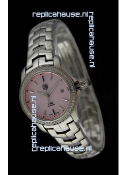 Tag Heuer Link Swiss Ladies Pink Watch