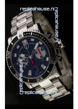 Ulysse Nardin Maxi Marine Swiss Watch in Black Dial