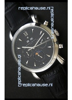 Vacheron Constantin Perpetual Calendar Japanese Watch in Black Dial