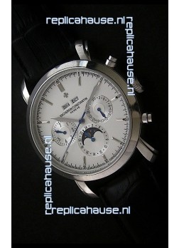 Vacheron Constantin Perpetual Calendar Japanese Watch in Silver Dial