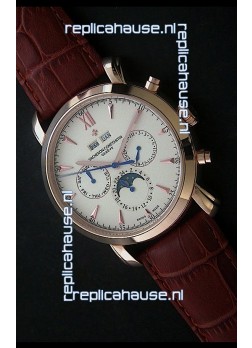 Vacheron Constantin Perpetual Calendar Japanese Watch in Rose Gold
