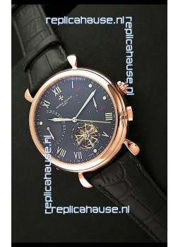 Vacheron Constantin Reserve Tourbillon Japanese Replica Watch in Rose Gold