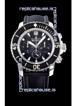 Blancpain Blancpain Fifty Fathoms Chronograph Flyback Black 1:1 Mirror Replica Watch