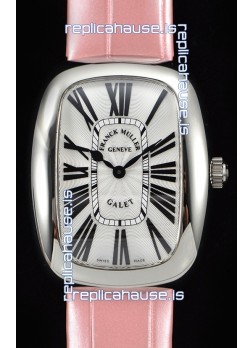 Franck Muller Galet Ladies Swiss Quartz Pink Strap Watch