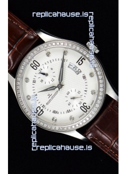 Jaeger LeCoultre Master Control Stainless Steel Swiss Replica Watch 