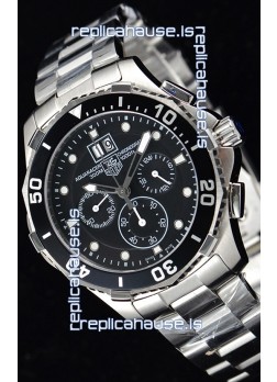 Tag Heuer Aquaracer Chronograph Swiss Quartz Black Dial Watch 