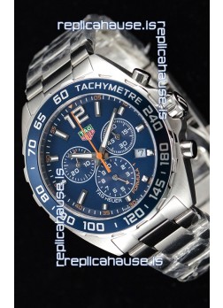 Tag Heuer Formula 1 Chronograph Swiss Quartz Replica Watch Blue Dial 