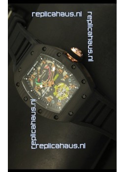 Richard Mille RM036 Jean Todt Forged Carbon Bezel Titanium Watch