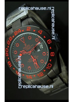 Rolex Explorer II Bamford Stealth and Flame Edition PVD Strap Replica Watch