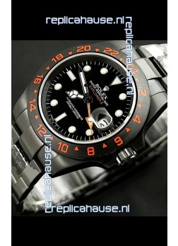 Rolex Explorer II Japanese Replica Automatic Black PVD Watch 