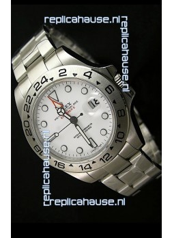 Rolex Explorer II Japanese Replica Automatic Black Steel Watch 43MM