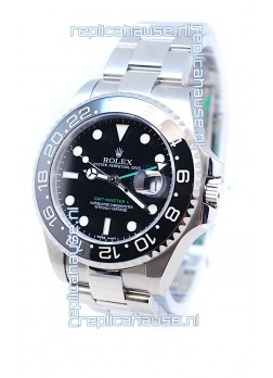 Rolex GMT Masters II 2011 Edition Replica Watch in Black Bezel