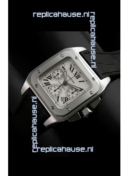 Cartier Santos 100 Chronograph - 1:1 Mirror Replica Watch
