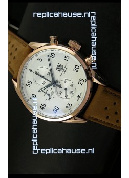 Tag Heuer Carrera 1887 SpaceEX Edition Japanese Quartz Watch in Pink Gold