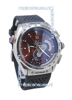 Tag Heuer Grand Carrera Calibre 36 Japanese Automatic Watch in Rubber Strap