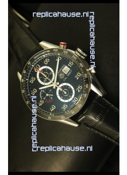 Tag Heuer Carrera Calibre 1887 Black Dial Watch - 1:1 Mirror Replica 