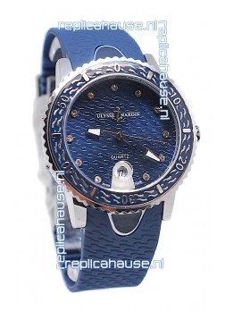 Ulysse Nardin Lady Diver Starry Night Replica Watch in Dark Blue Dial