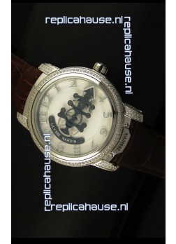Ulysse Nardin Dual Escapement Japanese Watch in White Dial