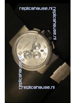 Ulysse Nardin Marine Chronograph Stainless Steel Arabic Dial - 1:1 Mirror Replica