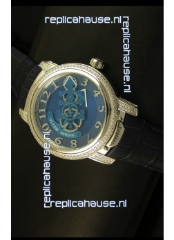Ulysse Nardin Dual Escapement Japanese Watch in Blue & Black Dial