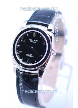 Rolex Cellini Cestello Ladies Swiss Watch All Black