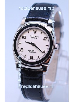 Rolex Cellini Cestello Ladies Swiss Watch in White Dial